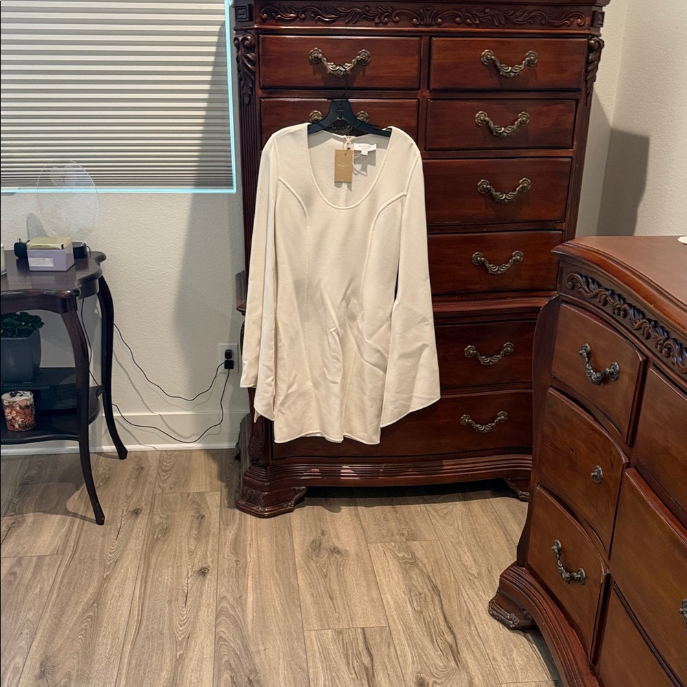 Chic Cream Women's designer dress